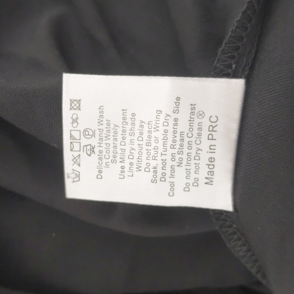 Pink Stitch Women's Dress Size 12 Black Fit & Flare Halter Neck Zip Boning NEW - Picture 16 of 16